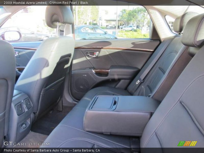 Crimson Red Pearl / Black 2009 Hyundai Azera Limited