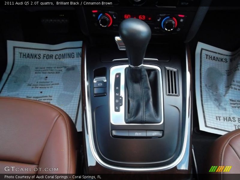  2011 Q5 2.0T quattro 6 Speed Tiptronic Automatic Shifter