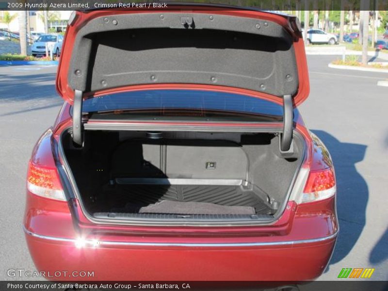 Crimson Red Pearl / Black 2009 Hyundai Azera Limited