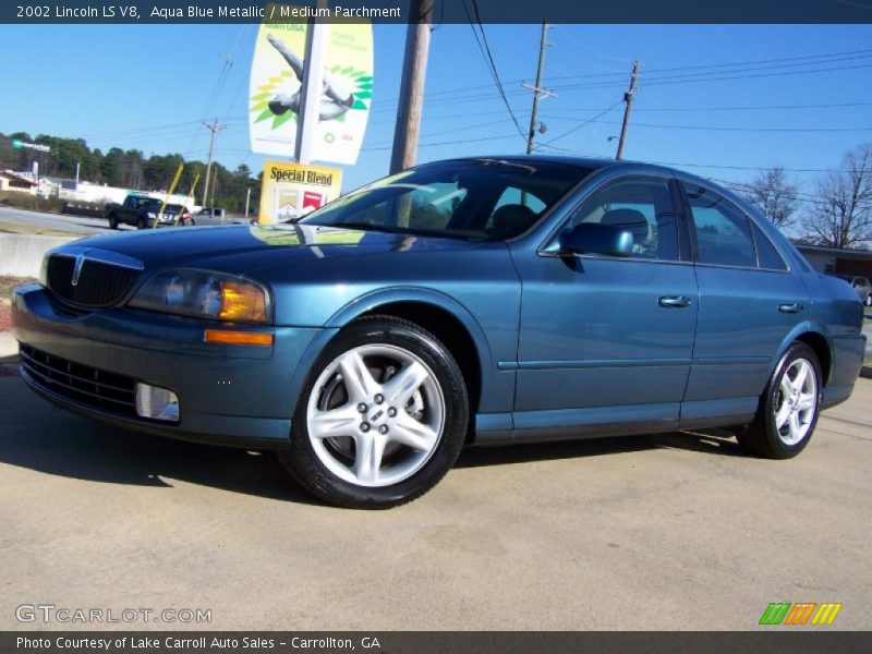 Aqua Blue Metallic / Medium Parchment 2002 Lincoln LS V8