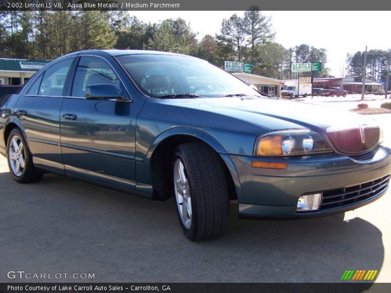 Aqua Blue Metallic / Medium Parchment 2002 Lincoln LS V8