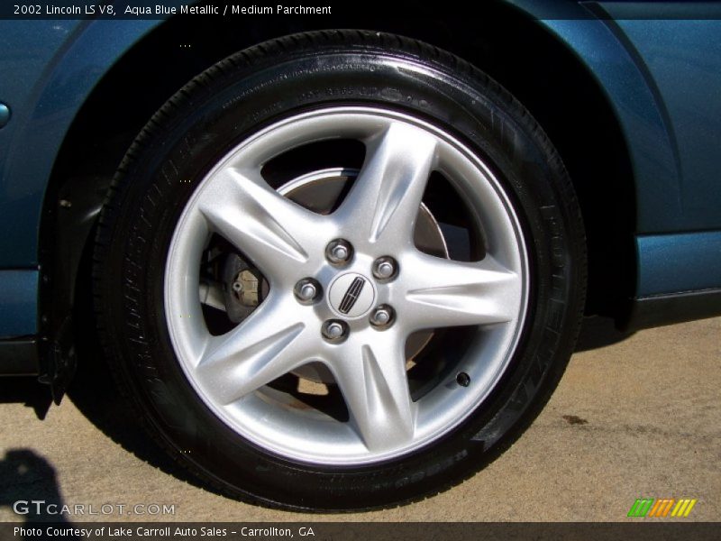 Aqua Blue Metallic / Medium Parchment 2002 Lincoln LS V8