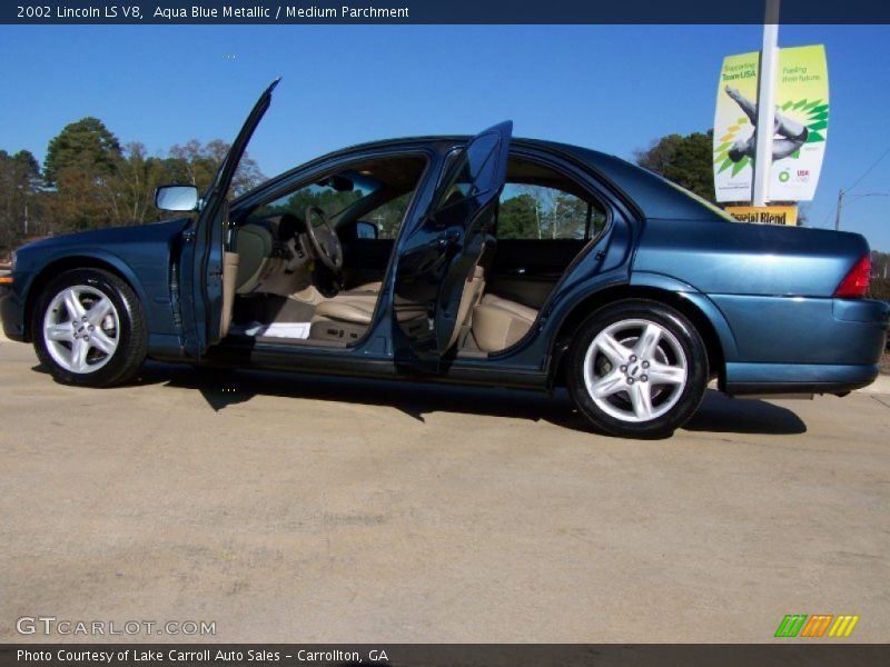 Aqua Blue Metallic / Medium Parchment 2002 Lincoln LS V8