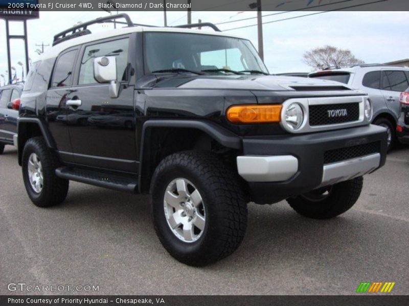 Black Diamond / Dark Charcoal 2008 Toyota FJ Cruiser 4WD