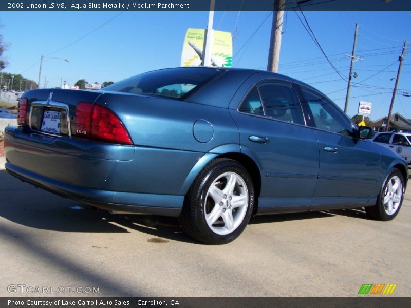 Aqua Blue Metallic / Medium Parchment 2002 Lincoln LS V8