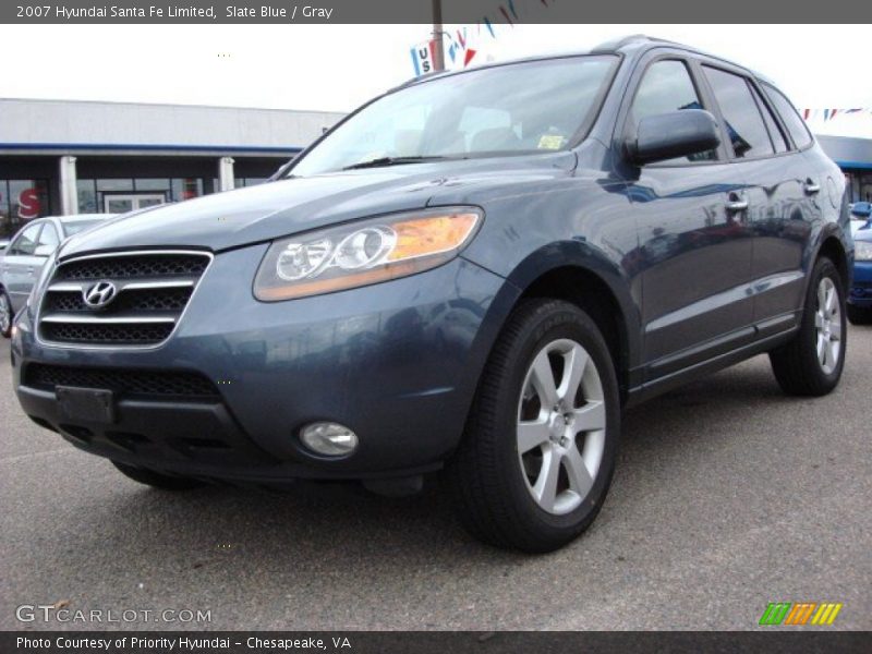 Slate Blue / Gray 2007 Hyundai Santa Fe Limited