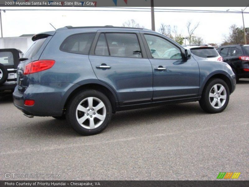 Slate Blue / Gray 2007 Hyundai Santa Fe Limited