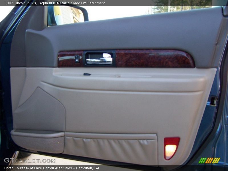 Aqua Blue Metallic / Medium Parchment 2002 Lincoln LS V8