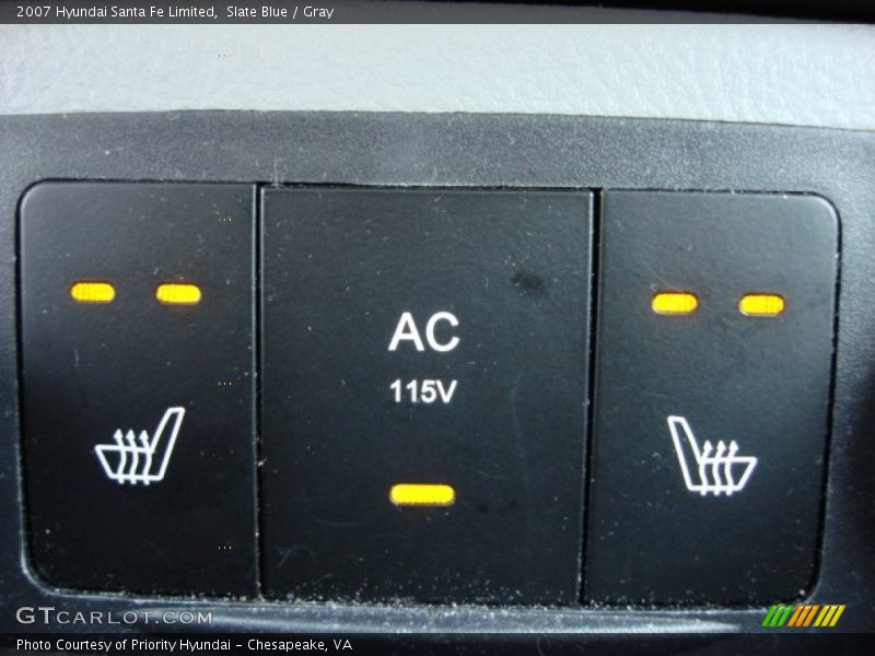 Slate Blue / Gray 2007 Hyundai Santa Fe Limited