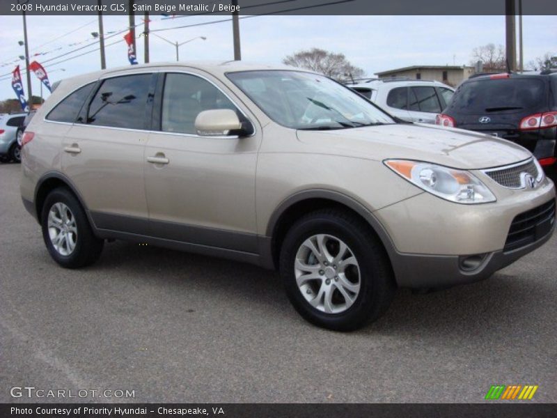 Satin Beige Metallic / Beige 2008 Hyundai Veracruz GLS