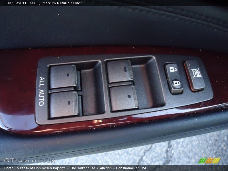 Mercury Metallic / Black 2007 Lexus LS 460 L