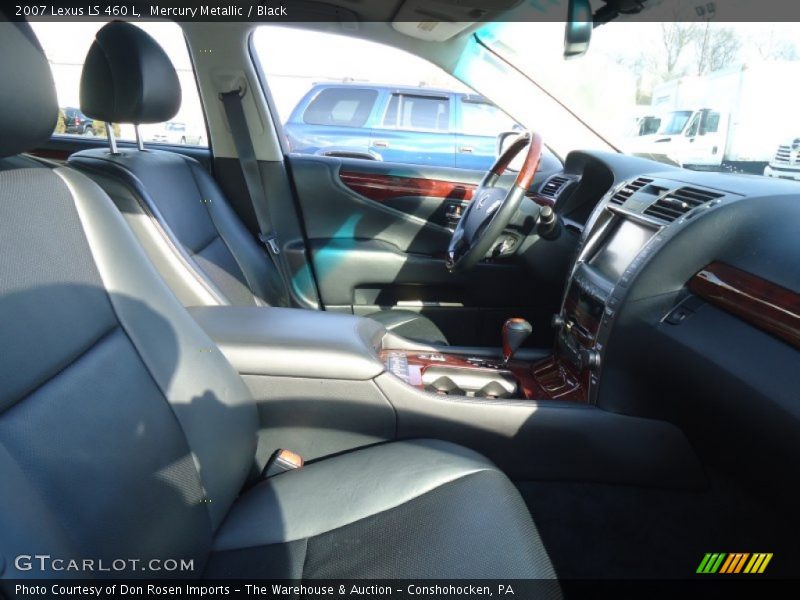 Mercury Metallic / Black 2007 Lexus LS 460 L