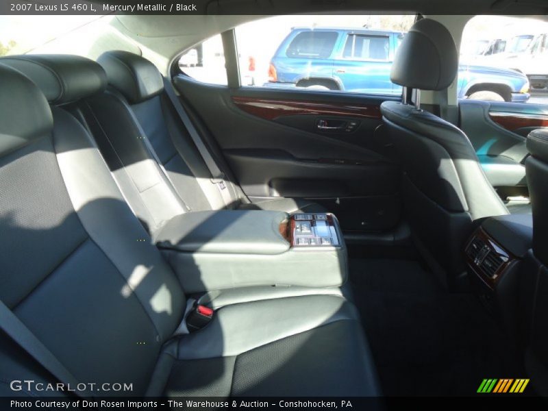 Mercury Metallic / Black 2007 Lexus LS 460 L