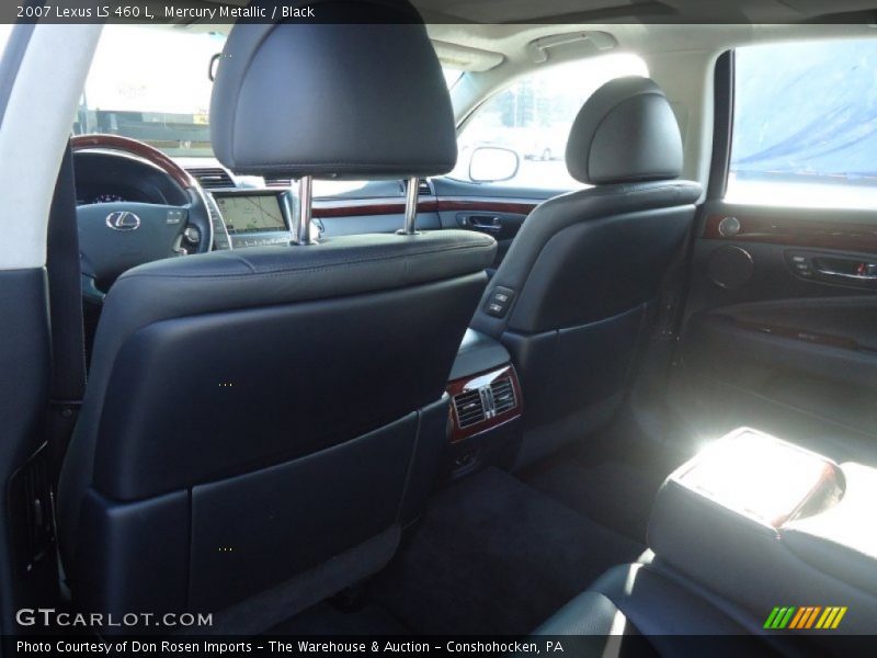 Mercury Metallic / Black 2007 Lexus LS 460 L
