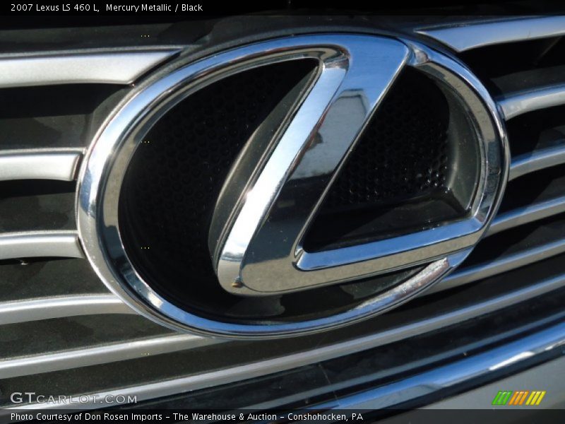 Mercury Metallic / Black 2007 Lexus LS 460 L