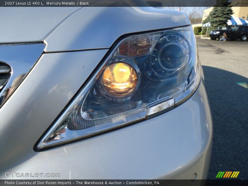 Mercury Metallic / Black 2007 Lexus LS 460 L