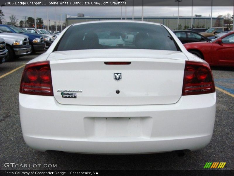 Stone White / Dark Slate Gray/Light Graystone 2006 Dodge Charger SE