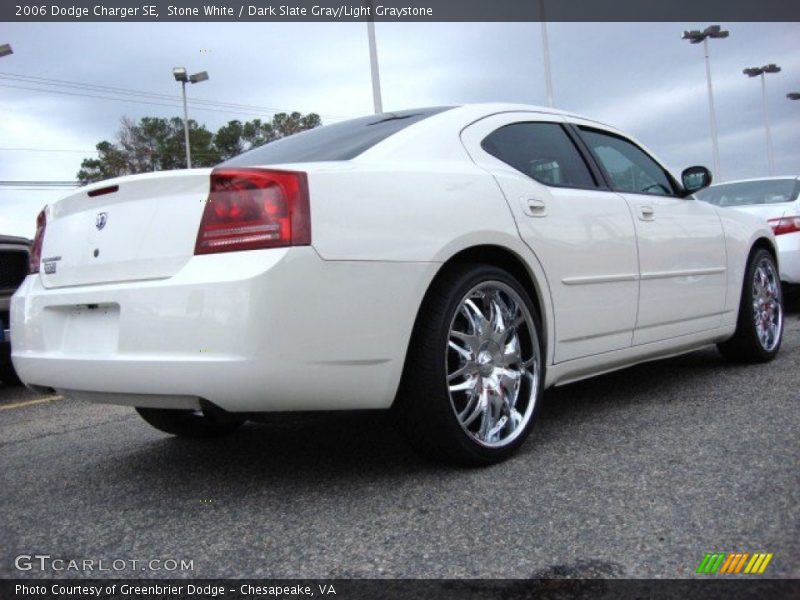 Stone White / Dark Slate Gray/Light Graystone 2006 Dodge Charger SE