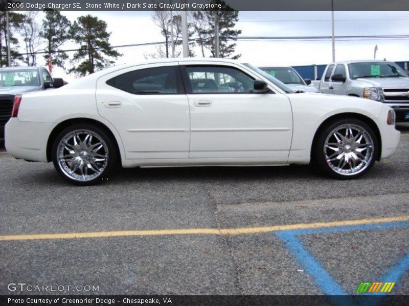 Stone White / Dark Slate Gray/Light Graystone 2006 Dodge Charger SE