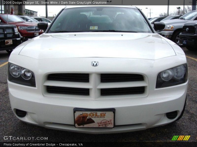 Stone White / Dark Slate Gray/Light Graystone 2006 Dodge Charger SE