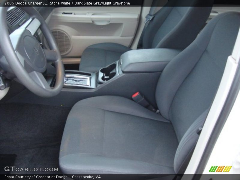 Stone White / Dark Slate Gray/Light Graystone 2006 Dodge Charger SE
