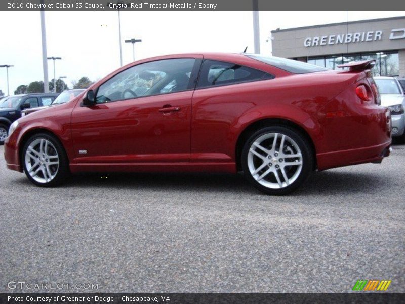 Crystal Red Tintcoat Metallic / Ebony 2010 Chevrolet Cobalt SS Coupe