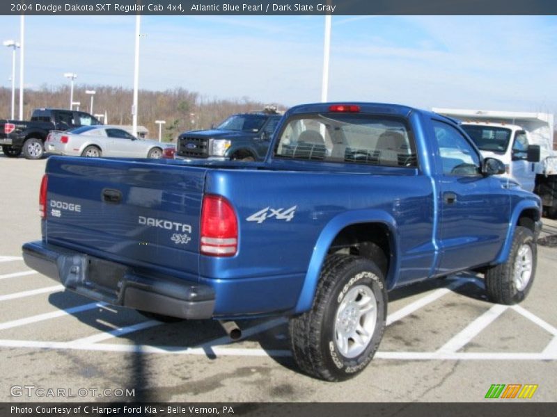 Atlantic Blue Pearl / Dark Slate Gray 2004 Dodge Dakota SXT Regular Cab 4x4