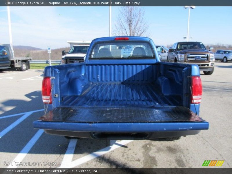 Atlantic Blue Pearl / Dark Slate Gray 2004 Dodge Dakota SXT Regular Cab 4x4