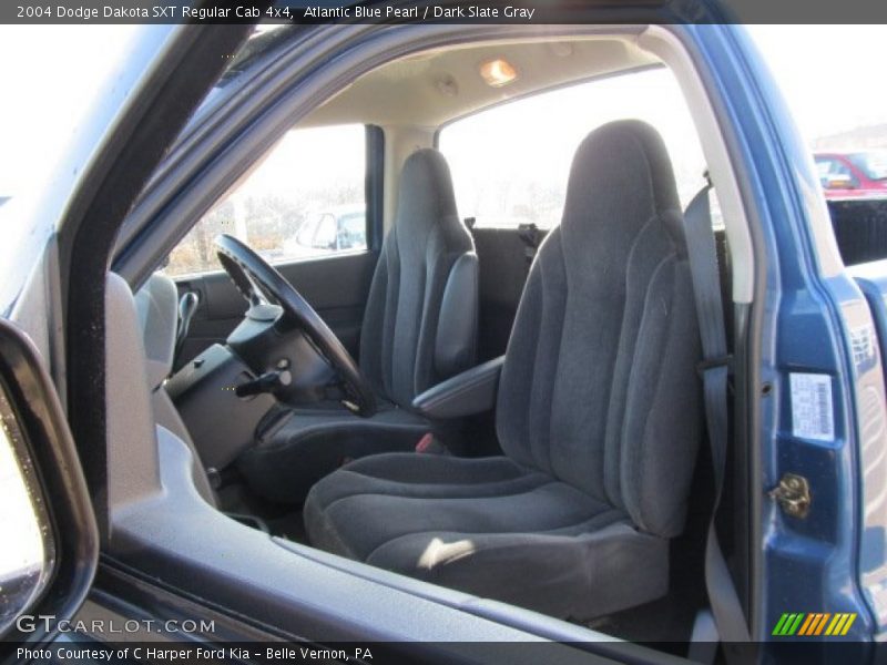 Atlantic Blue Pearl / Dark Slate Gray 2004 Dodge Dakota SXT Regular Cab 4x4