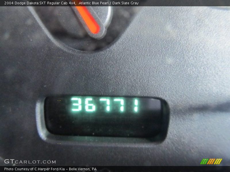 Atlantic Blue Pearl / Dark Slate Gray 2004 Dodge Dakota SXT Regular Cab 4x4
