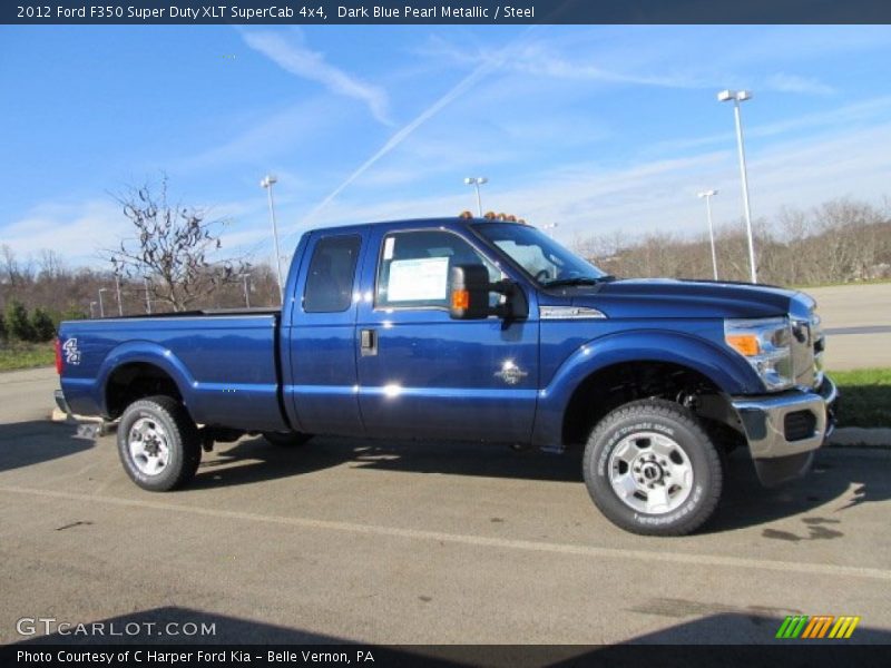  2012 F350 Super Duty XLT SuperCab 4x4 Dark Blue Pearl Metallic