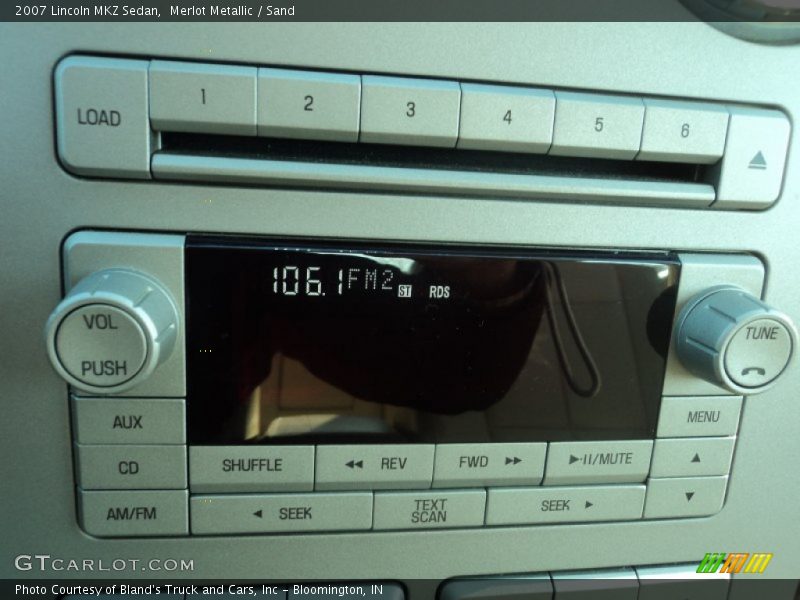 Merlot Metallic / Sand 2007 Lincoln MKZ Sedan