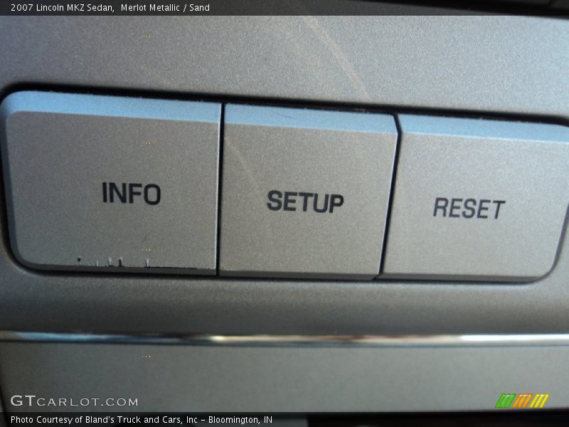 Merlot Metallic / Sand 2007 Lincoln MKZ Sedan