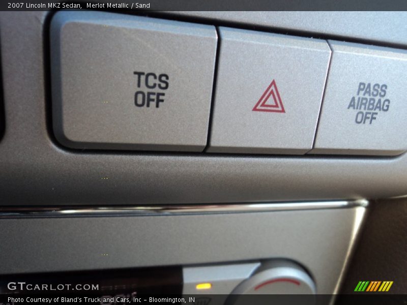 Merlot Metallic / Sand 2007 Lincoln MKZ Sedan