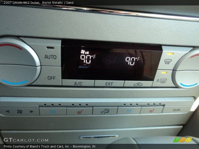 Merlot Metallic / Sand 2007 Lincoln MKZ Sedan