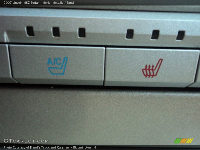 Merlot Metallic / Sand 2007 Lincoln MKZ Sedan