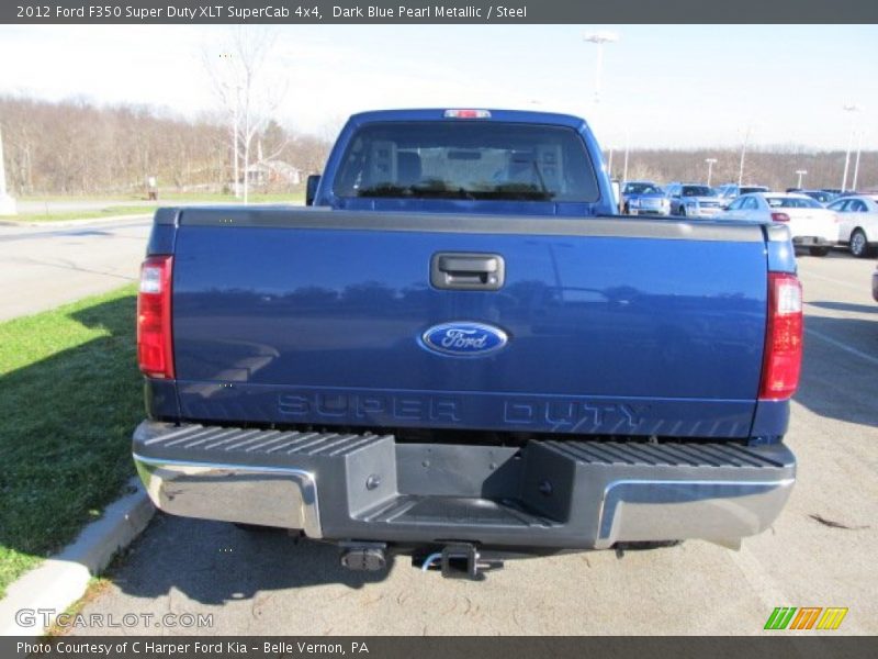 Dark Blue Pearl Metallic / Steel 2012 Ford F350 Super Duty XLT SuperCab 4x4