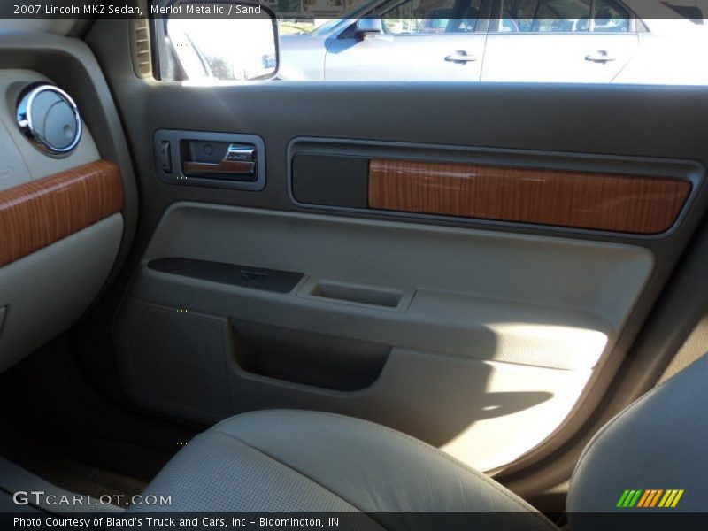 Merlot Metallic / Sand 2007 Lincoln MKZ Sedan