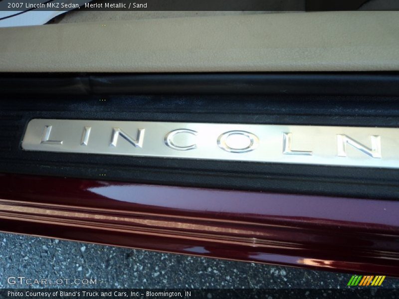 Merlot Metallic / Sand 2007 Lincoln MKZ Sedan