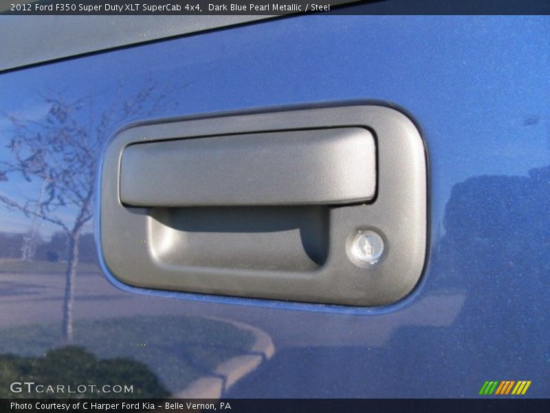 Dark Blue Pearl Metallic / Steel 2012 Ford F350 Super Duty XLT SuperCab 4x4