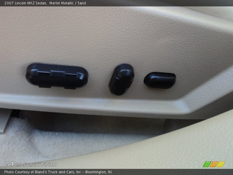 Merlot Metallic / Sand 2007 Lincoln MKZ Sedan