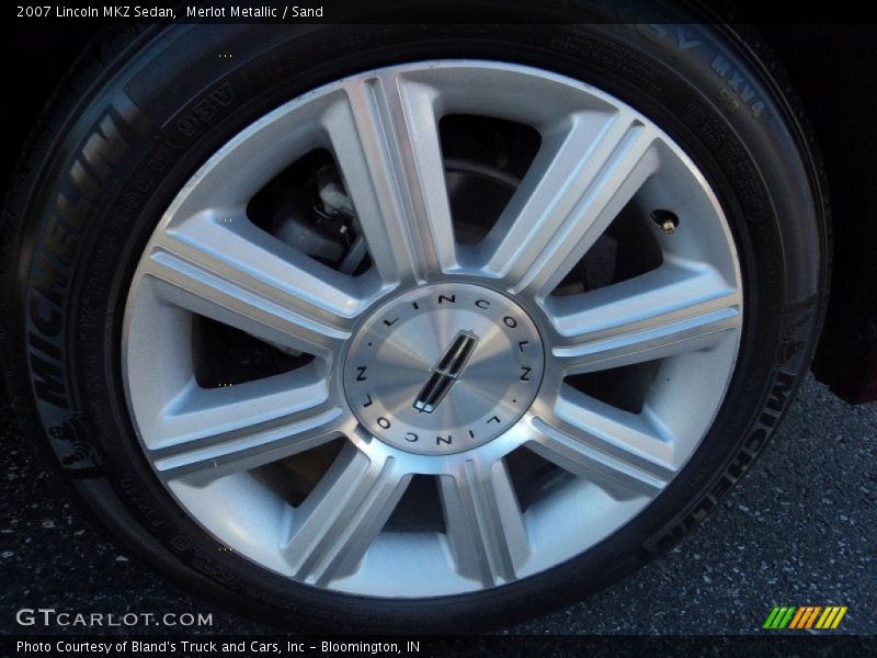Merlot Metallic / Sand 2007 Lincoln MKZ Sedan