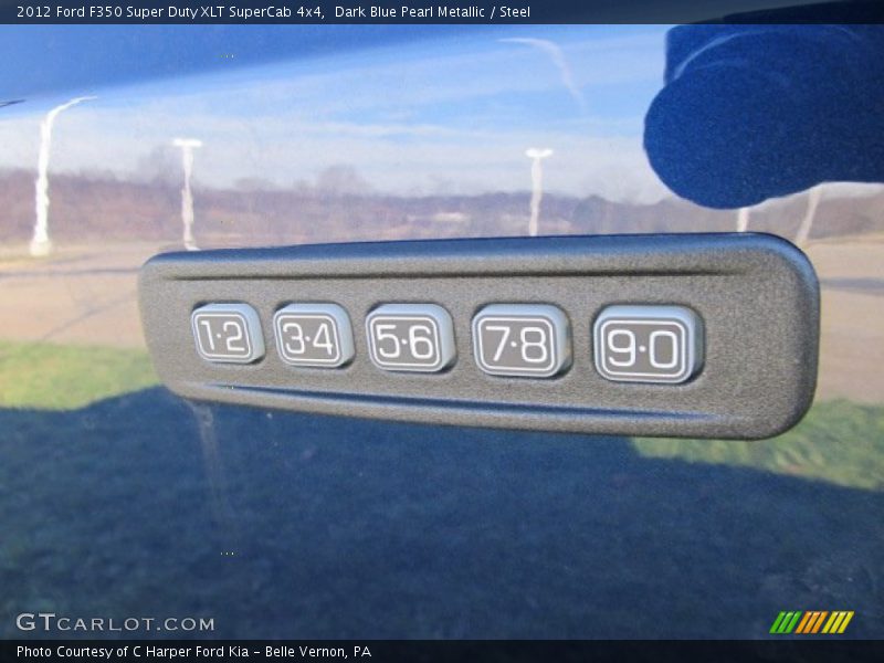 Dark Blue Pearl Metallic / Steel 2012 Ford F350 Super Duty XLT SuperCab 4x4