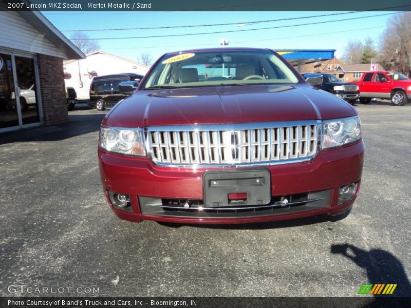 Merlot Metallic / Sand 2007 Lincoln MKZ Sedan