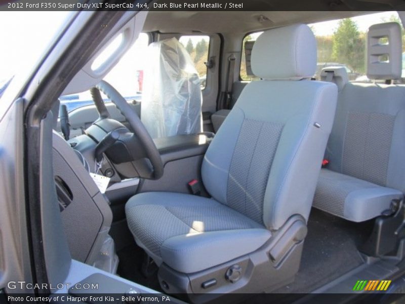  2012 F350 Super Duty XLT SuperCab 4x4 Steel Interior