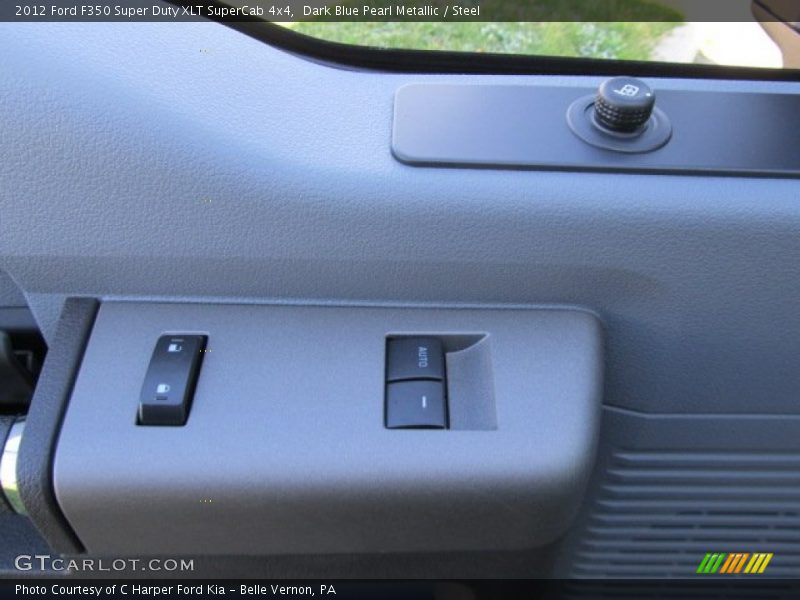 Dark Blue Pearl Metallic / Steel 2012 Ford F350 Super Duty XLT SuperCab 4x4