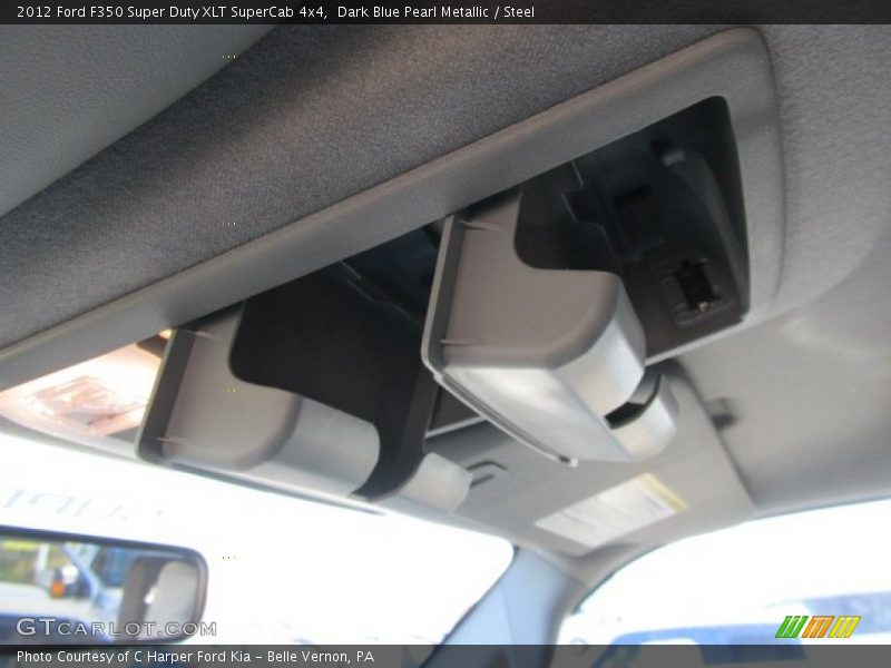 Dark Blue Pearl Metallic / Steel 2012 Ford F350 Super Duty XLT SuperCab 4x4