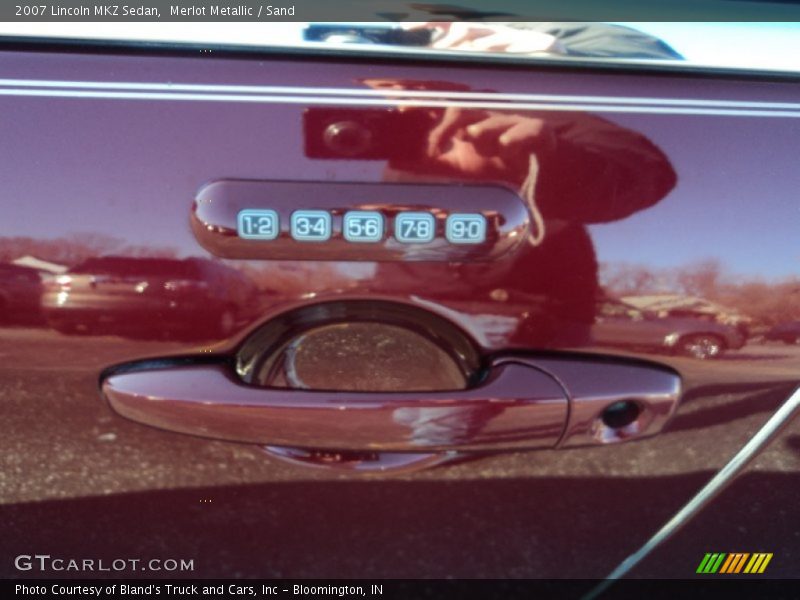Merlot Metallic / Sand 2007 Lincoln MKZ Sedan
