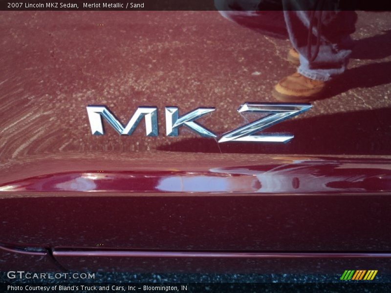 Merlot Metallic / Sand 2007 Lincoln MKZ Sedan