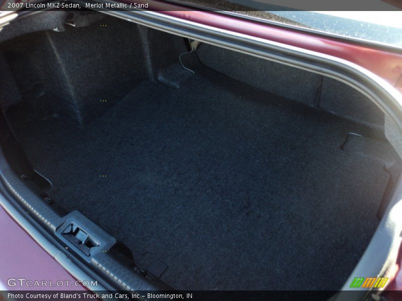 Merlot Metallic / Sand 2007 Lincoln MKZ Sedan